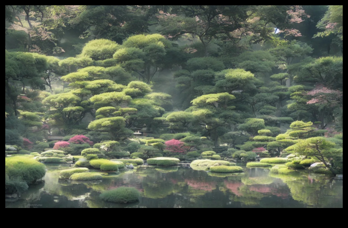 Doğanın Fırça Darbeleri: Japon Bahçesi Sanatı